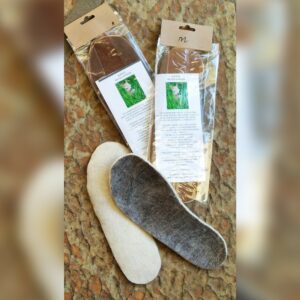 Alpaca Felt Insoles - 2 pack